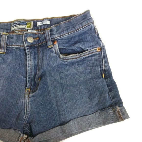 Old Navy Low Waist Skimpy Jeans Short Stretch Sz 6 - Picture 2 of 4